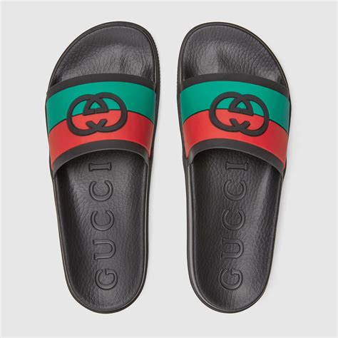 men gucci slides on sale|Gucci slides men real.